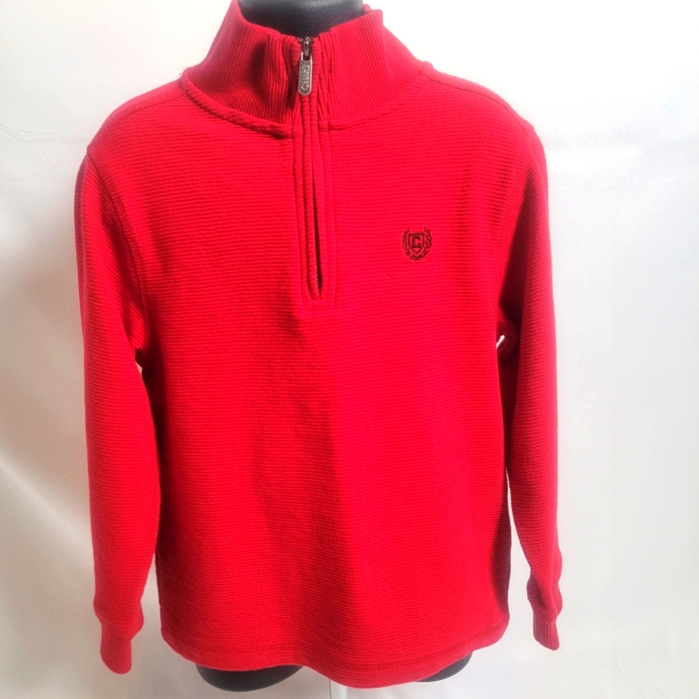 Chaps 3/4 zip pullover boys size 5